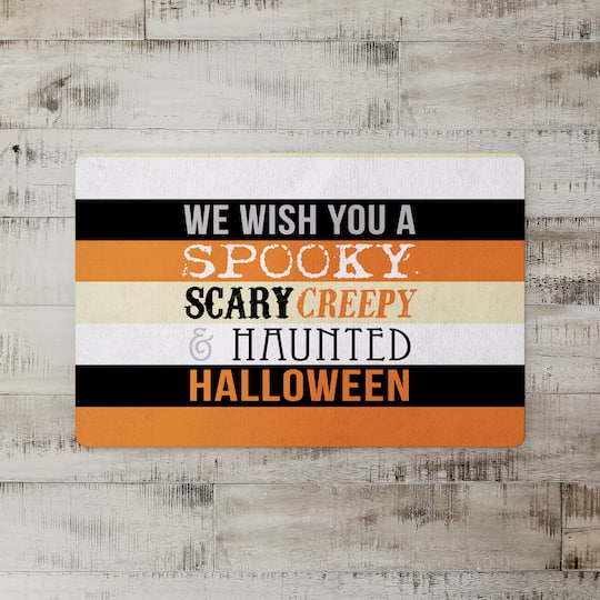 Halloween Words Floor Mat